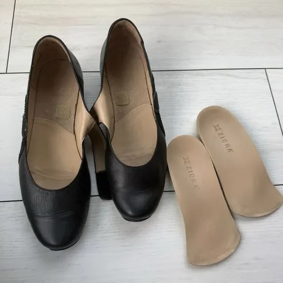 Ziera Kumfs Black Mary Jane Heels Leather Women’s Size EUR 41 US 10 Comfort - Picture 14 of 15